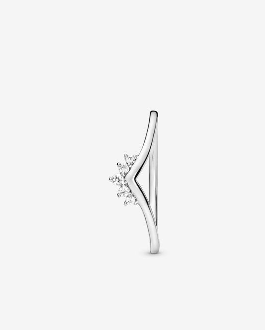 Anillo hueso de los deseos con tiara